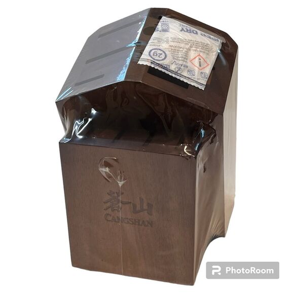 Cangshan - Knife & Chopsticks Holder. Wood Block, Brand New! - Picture 1 of 7